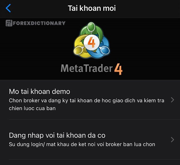 Hướng dẫn đăng ký tài khoản Demo 