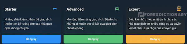 Sàn cung cấp tài khoản có nhiều trạng thái khác nhau để đáp ứng nhu cầu người dùng