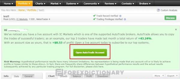 Cách mở tài khoản AutoTrade