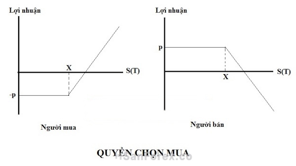 Tổng quan lãi và lỗ của người mua và người bán với quyền chọn mua