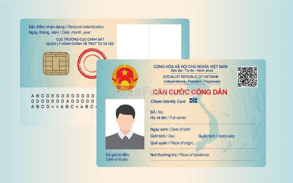 Sử dụng CCCD hoặc CMND để xác thực thông tin cá nhân