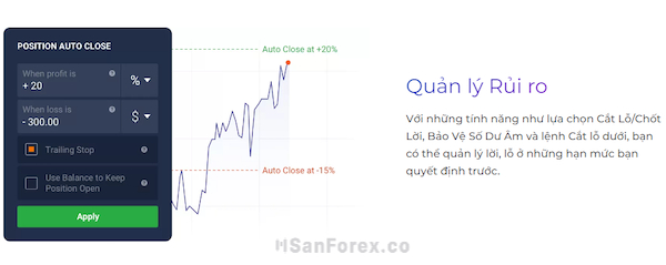 Mức độ rủi ro là yếu tố quan trọng khi đặt điểm Stop - Loss để quyết định điểm đặt thích hợp