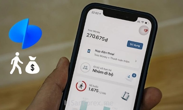 Vừa di chuyển vừa kiếm tiền từ ứng dụng Toss