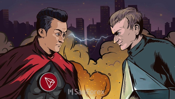 Cả Justin Sun và Buterin đều công kích lẫn nhau trên nền tảng X